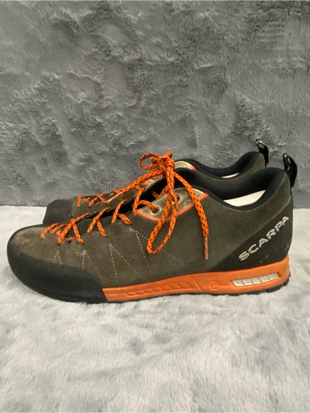 Scarpa Gecko Lite Climbing Hiking Trail Shoes Men’s 10.5 Women’s 9.5 Gray Black - Picture 2 of 11